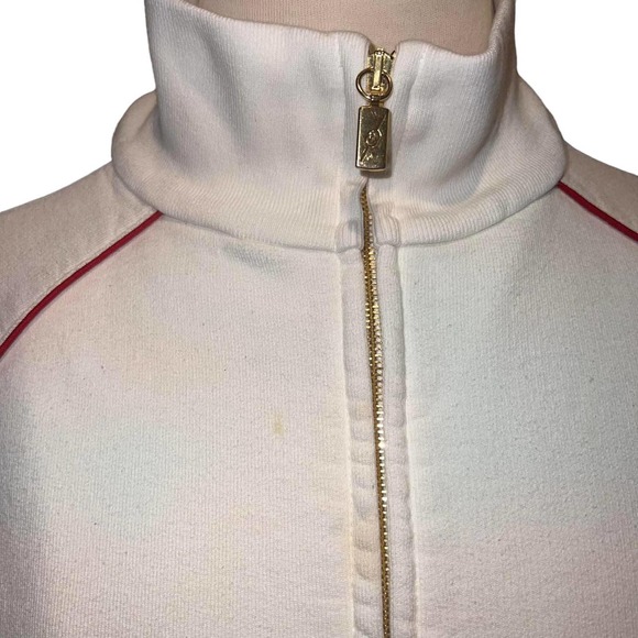 Gucci Jersey Zip-Up Sweatshirt Jacket With Green Red Web Stripe Large - Picture 7 of 16